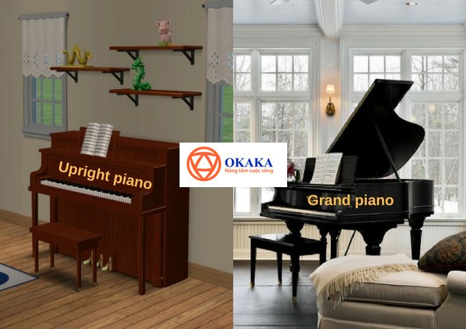 Nếu là người chơi piano chuyên nghiệp thì ai cũng mong muốn được biểu diễn trên một cây đàn piano cơ thuần chủng (acoustic piano). Những ngày trước thì chúng ta chỉ có duy nhất một loại đại dương cầm (grand piano), theo thời gian thì đã xuất hiện loại piano đứng (upright piano) nhằm thỏa mãn những yêu cầu đa dạng của nhiều người chơi. Bạn muốn chuyển từ piano điện sang piano cơ nhưng không biết nên mua đàn upright piano hay grand piano thì bài viết này của OKAKA sẽ giúp bạn.