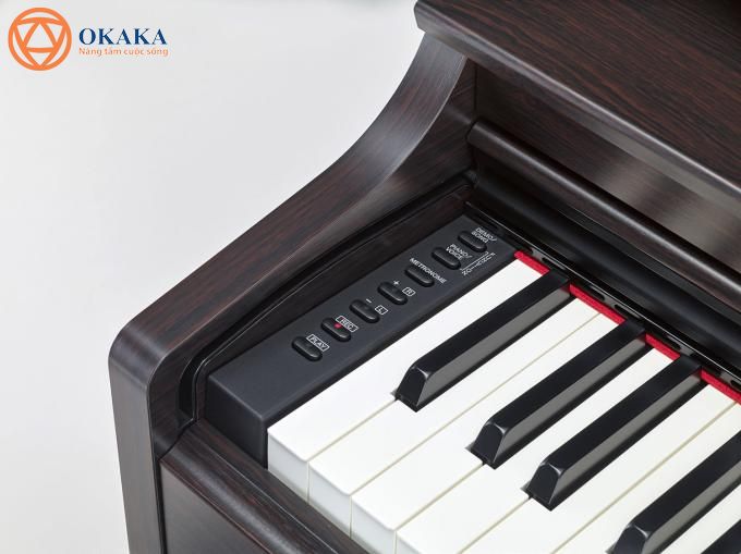 Đàn piano điện Yamaha YDP-143 là một trong 3 dòng đàn piano điện góp phần tạo nên di sản đàn piano Yamaha lâu đời với công nghệ kỹ thuật số mới nhất, YDP-143 tích hợp hàng loạt âm thanh phong phú và cảm giác bàn phím cực nhạy nắm bắt được cái hồn của màn trình diễn trên cây grand piano tốt nhất thế giới Yamaha CF 3s.