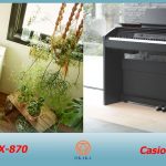 Có cùng mức giá với PX-860, đàn piano điện Casio PX-870 có khả năng sẽ được đông đảo người dùng đón nhận nhờ các cập nhật đáng kể. Dưới đây là 7 khác biệt giữa model cũ Casio PX-860 và model mới Casio PX-870: