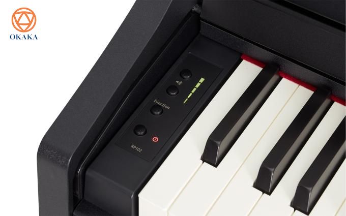 Roland vừa ra mắt đàn piano điện RP-102 và đây là cây đàn piano điện Roland đầu tiên có giá dưới 20 triệu. Tính đến thời điểm này, chiếc đàn piano điện Roland thuộc dòng RP-series dành cho gia đình có giá thấp nhất mà hãng cung cấp là RP-302, điều đáng nói là hầu hết các tính năng trên RP-302 đều được tích hợp trong model đàn piano điện Roland RP-102.