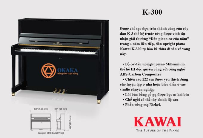 Rất nhiều khách hàng phân vân chọn lựa giữa hai model đàn upright piano Kawai K-300 mới ra mắt và Yamaha U1 sản xuất đã lâu. Bài viết này sẽ trình bày những điểm tương đồng và khác biệt giữa hai model để bạn đưa ra quyết định cuối cùng.