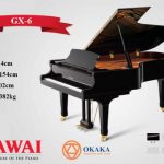 Với âm thanh tinh tế và vẻ đẹp lộng lẫy, đàn piano cơ Kawai GX-6 là nhạc cụ thích hợp cho các phòng hòa nhạc lớn nhất hoặc các studio chuyên nghiệp.