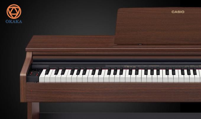 Tích hợp 2 âm grand piano mới và 20 âm thanh tuyệt vời khác, đồng thời sử dụng nguồn âm thanh AiR Sound Source nổi tiếng của Casio, đàn piano điện Casio AP-270 dòng Celviano với kiểu dáng thiết kế mới chắc chắn sẽ mang đến trải nghiệm tối ưu cho người mới học.