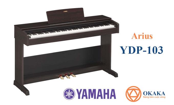 Yamaha YDP-103 là model đàn piano điện có giá thấp nhất trong dòng Arius hiện nay. Với sự bổ sung của đàn piano điện Yamaha YDP-103, dòng Arius giờ đây có nhiều model hơn để bạn lựa chọn: YDP-143, YDP-163, YDP-181... Tất nhiên, chọn model nào còn tùy thuộc vào ngân sách, trình độ kỹ năng chơi của bạn cũng như số lượng tính năng và chức năng bạn muốn có.