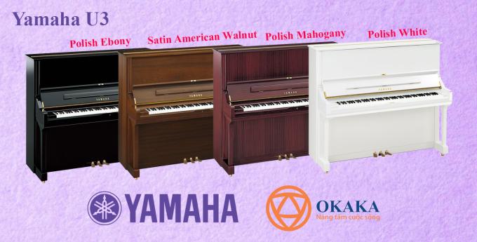 Đặt 2 model dòng U-series của Yamaha lên bàn cân không phải lúc nào cũng là việc dễ dàng. Bài viết này OKAKA sẽ giúp bạn so sánh đàn upright piano Yamaha U1 và Yamaha U3 để bạn có cái nhìn chi tiết, từ đó có quyết định sáng suốt khi mua.