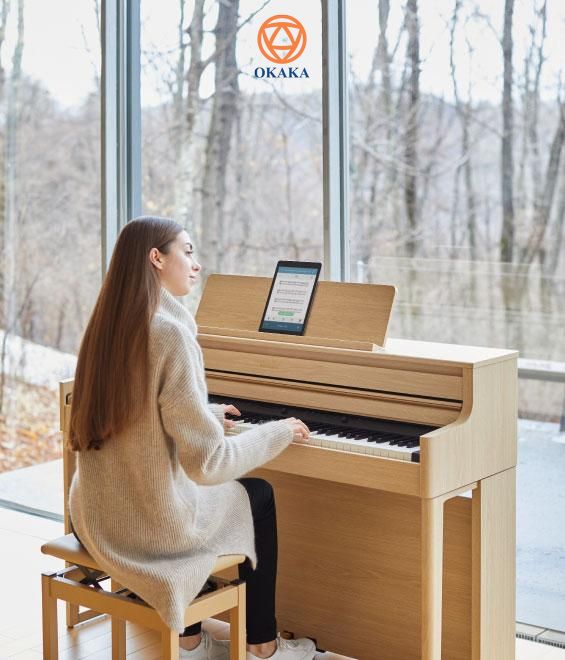 Lấy cảm hứng từ kiểu dáng tủ đàn thanh lịch của những cây đàn piano truyền thống với thiết kế hiện đại, dòng đàn piano điện Roland HP 700-series mang đến sự tinh tế cho bất kỳ ngôi nhà hay không gian trang trí nào.