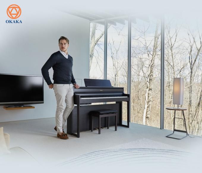 Lấy cảm hứng từ kiểu dáng tủ đàn thanh lịch của những cây đàn piano truyền thống với thiết kế hiện đại, dòng đàn piano điện Roland HP 700-series mang đến sự tinh tế cho bất kỳ ngôi nhà hay không gian trang trí nào.