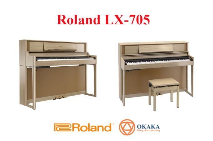 Trong khi những nghệ sĩ piano khó tính nhất tập trung vào 2 model LX-708 và LX-706, các nghệ sĩ có ngân sách hạn hẹp hơn sẽ bị ấn tượng bởi đàn piano điện Roland LX-705, model vẫn giữ được nhiều tính năng nổi bật tương tự trong một tủ đàn có giá cạnh tranh.