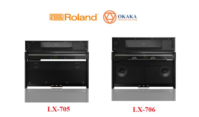 Đàn piano điện Roland LX-706 là model tiếp theo trong dòng LX-700 series, thay thế cho model LX-7 trước đây đã ngừng sản xuất. Vậy thì so với “người em” LX-705, cây đàn piano điện gia đình này có điểm gì vượt trội hơn?